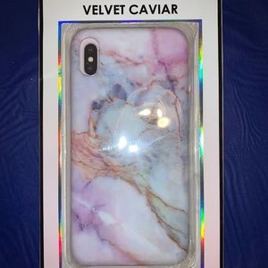 Velvet Caviar Pink White Marble iPhone Xs Max Case
